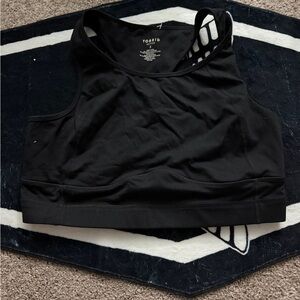 torrid Black Racerback Active Sports Bra